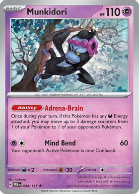 Munkidori 44 Sv Prismatic Evolutions Holofoil
