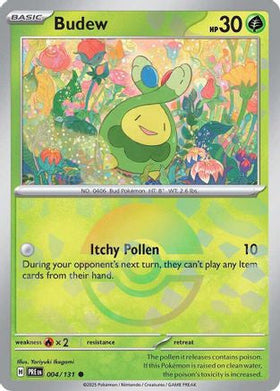 Budew Poke Ball Pattern 4 Sv Prismatic Evolutions Holofoil