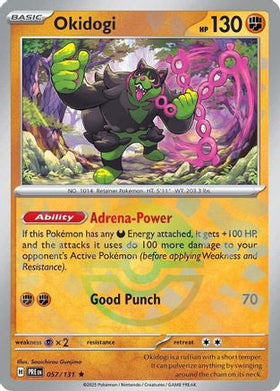 Okidogi Poke Ball Pattern 57 Sv Prismatic Evolutions Holofoil