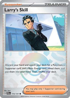 Larry's Skill 115 131 Poke Ball Pattern 115 Sv Prismatic Evolutions Holofoil