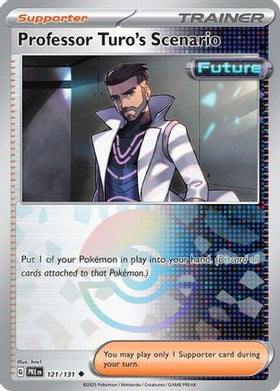 Professor Turo's Scenario Poke Ball Pattern 121 Sv Prismatic Evolutions Holofoil