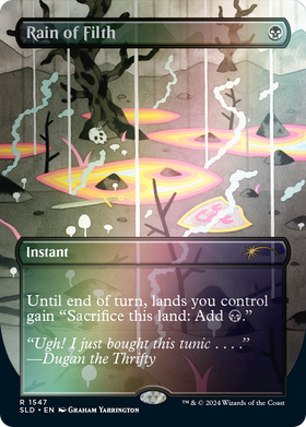 Rain of Filth (SLD-1547★) - Secret Lair Drop (Borderless) Foil
