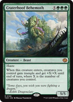 Craterhoof Behemoth - 138 - (Tarkir: Dragonstorm)