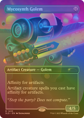 Mycosynth Golem (SLD-1433★) - Secret Lair Drop (Borderless) Foil