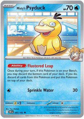 Misty's Psyduck 45 Sv10 Destined Rivals