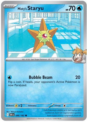 Misty's Staryu 46 Sv10 Destined Rivals