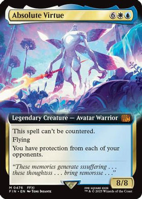 Absolute Virtue (Extended Art) (FIN-476) - FINAL FANTASY Foil
