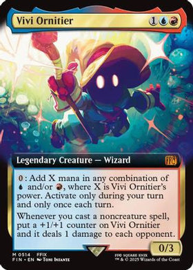 Vivi Ornitier (Extended Art) (FIN-514) - FINAL FANTASY Foil