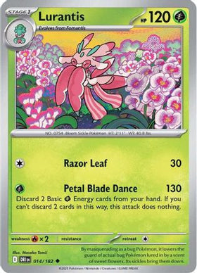 Lurantis 14 Sv10 Destined Rivals Reverse Holofoil
