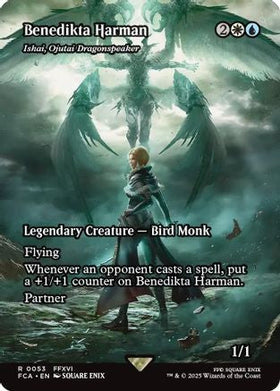 Benedikta Harman - Ishai, Ojutai Dragonspeaker (Showcase) (FCA-053) - FINAL FANTASY: Through the Ages Foil