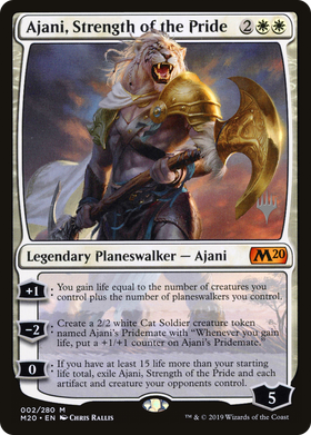 Ajani, Strength of the Pride (PPM20-02P) - Core Set 2020 Promos Foil