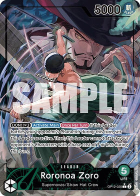 Roronoa Zoro (020) (Alternate Art) - OP12-020 - (Legacy of the Master)