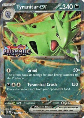 Tyranitar Ex Prismatic Evolutions Stamp 64 Miscellaneous Cards Products Holofoil