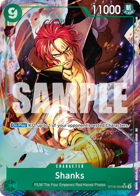 Shanks - ST16-004 (Alternate Art) - ST16-004 - (Premium Booster -The Best- Vol. 2)