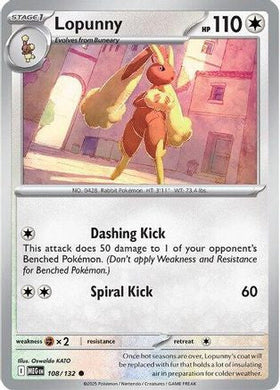 Lopunny 108 Me01 Mega Evolution