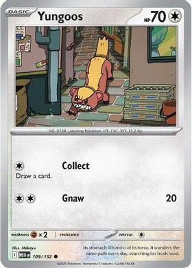 Yungoos 109 Me01 Mega Evolution