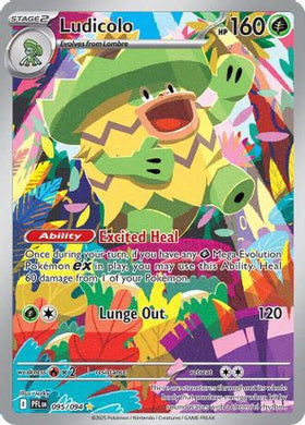 Ludicolo 095 094 95 Me02 Phantasmal Flames Holofoil