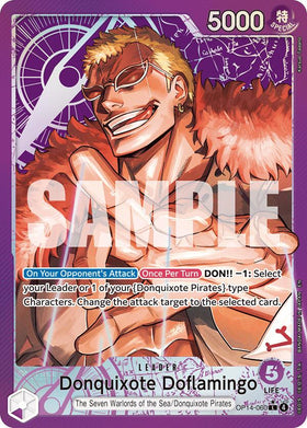 Donquixote Doflamingo - OP14-060 (Alternate Art) - OP14-060 - (The Azure Sea's Seven)