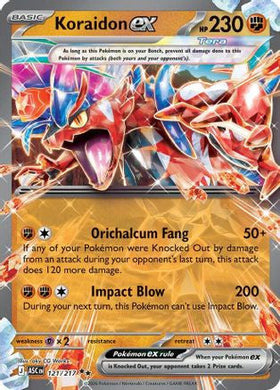 Koraidon Ex 121 Me Ascended Heroes Holofoil