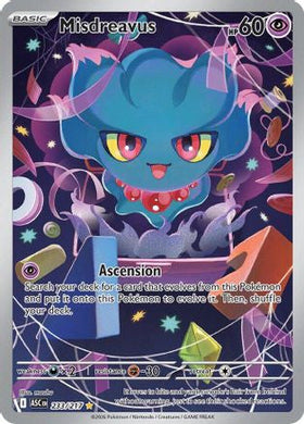 Misdreavus 233 217 233 Me Ascended Heroes Holofoil
