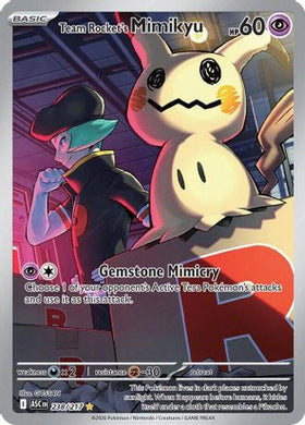 Team Rocket's Mimikyu 238 217 238 Me Ascended Heroes Holofoil