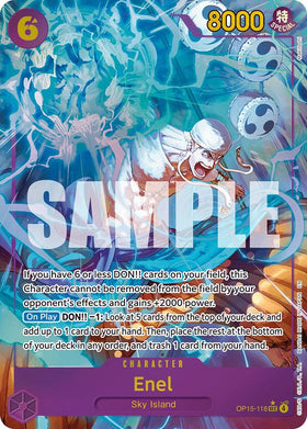 Enel (OP15-118) (Alternate Art) - OP15-118 - (Adventure on Kami's Island)