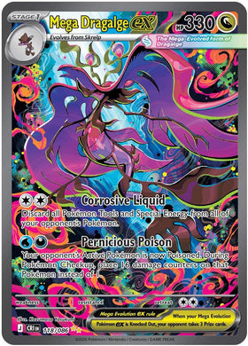 Mega Dragalge ex - 118/086 - 118/086 - (ME04: Chaos Rising)