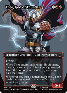 Thor, God of Thunder (Borderless) (0369) - 369 - (Marvel Super Heroes)