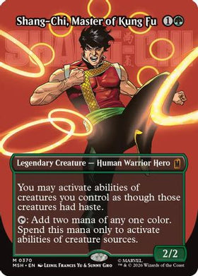 Shang-Chi, Master of Kung Fu (Borderless) (0370) (MSH-370) - Marvel Super Heroes Foil