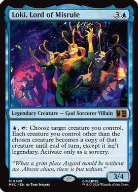 Loki, Lord of Misrule (MSC-628) - Commander: Marvel Super Heroes Foil