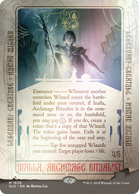 Inalla, Archmage Ritualist (SLD-1639★) - Secret Lair Drop (Borderless) Foil