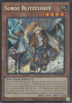 Surge Blitzclique Secret Rare - Chaos Origins 1st Edition