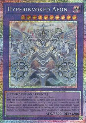 Hyperinvoked Aeon (Starlight Rare) Starlight Rare - Chaos Origins 1st Edition
