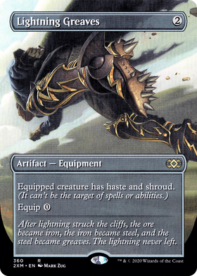 Lightning Greaves (2XM-360) - Double Masters (Borderless) Foil