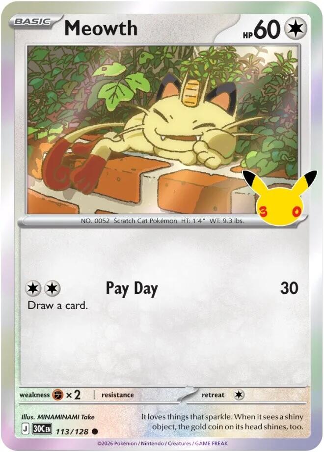 Meowth - 113/128