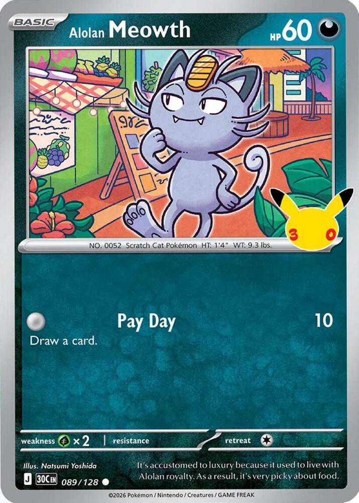Alolan Meowth - 089/128