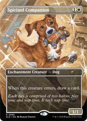 Spirited Companion (SLD-896) - Secret Lair Drop (Borderless)