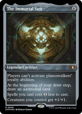 The Immortal Sun (CMM-608) - Commander Masters Etched Foil