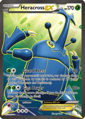Heracross EX (Full Art) (105/111) - XY Furious Fists Holofoil