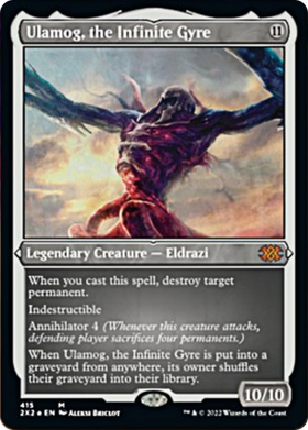 Ulamog, the Infinite Gyre (2X2-415) - Double Masters 2022 Etched Foil