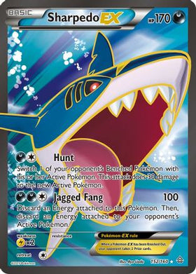 Sharpedo EX (Full Art) (152/160) - XY Primal Clash Holofoil
