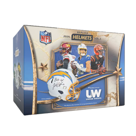 2026 Under Wraps Autographed NFL Replica Helmets Volume I - Single Mystery Box