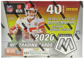 2020 Panini Mosaic Football Mega Box (Reactive Green Parallels!)