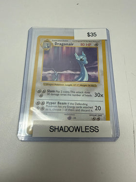 Pokemon Dragonair Shadowless Non-Holo #18/102
