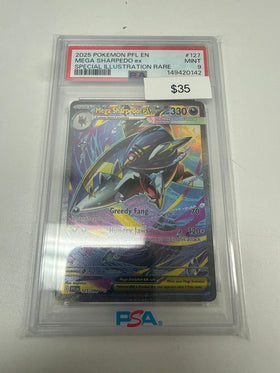 Pokemon Mega Sharpedo Ex PSA 9