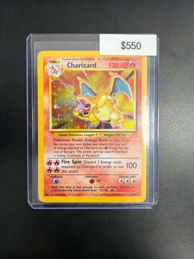 Pokemon Base Set Charizard #4/102 LP