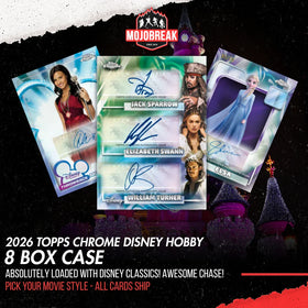 2026 Topps Disney Chrome - Hobby Box Case Break - Pick Your Movie