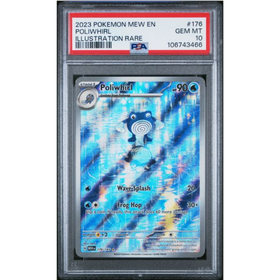 Poliwhirl IR #176 Pokemon Mew PSA 10
