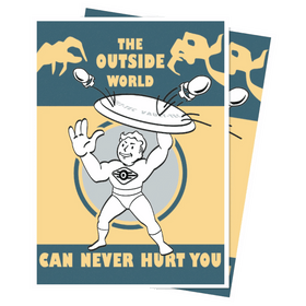 Ultra Pro Sleeves: APEX - Fallout - Vault Boy "The Outside World" (105ct) (PREORDER)