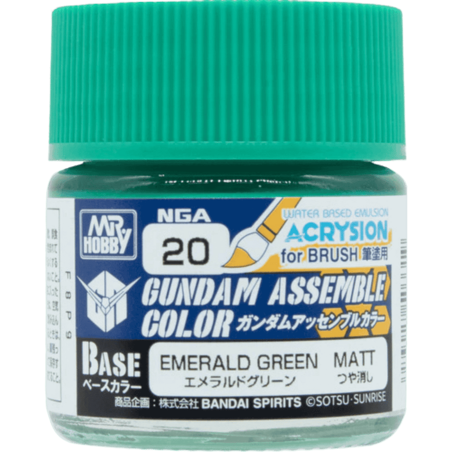 Gundam Assemble Color: Base Matte - Emerald Green (PREORDER)